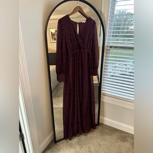 Burgundy Baltic Born Abigail Maxi Gown XL